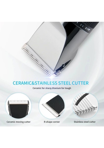 IP-1012 Kişisel Bakım Aleti Profesyonel Saç- Sakal Vücut Tüyleri Kesme Tıraş Makinesi indirimleri