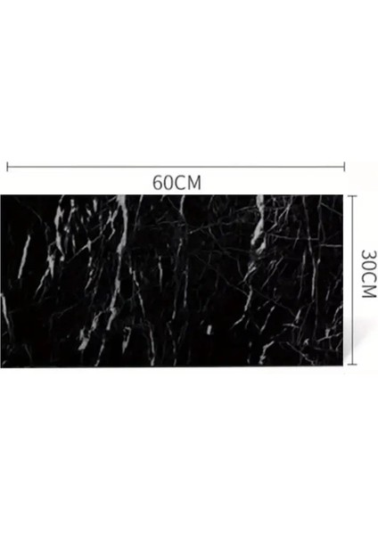Siyah Mermer Desenli Alüminyum Plastik Duvar Sticker fiyatları