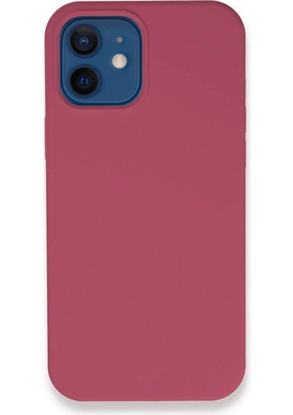 MYT09 iPhone 12 Kılıf Lansman Legant Silikon - Fuşya
