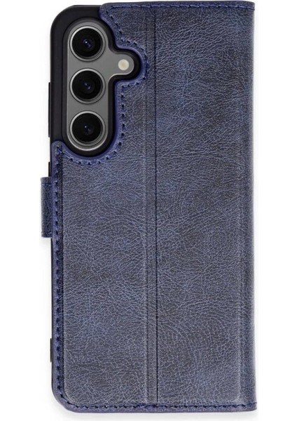 MYT09 Samsung Galaxy S24 Plus Kılıf Trend S Plus Kapaklı Kılıf - Lacivert