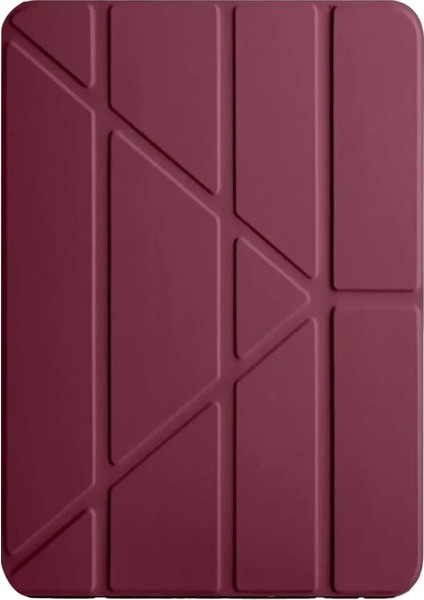 MYT09 Huawei Matepad Pro 12.2 2025 Kalemlikli Mars Tablet Kılıfı - Mürdüm