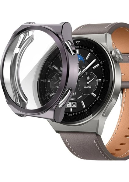 MYT09 Huawei Watch Gt2 46MM Dota Camlı Kasa Ekran Koruyucu - Uzay Grisi fiyatları
