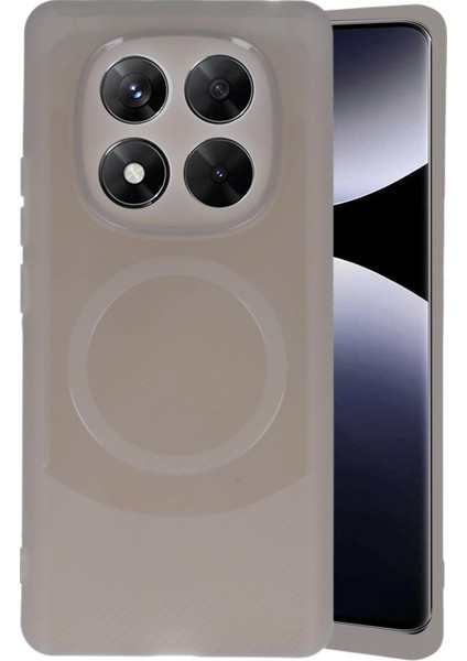 MYT09 Xiaomi Redmi Note 14 Pro 5g Kılıf Maya Karbon Kapak - Gri modelleri