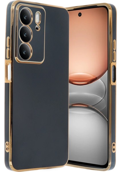 MYT09 Realme C75 4g Kılıf Volet Silikon - Siyah