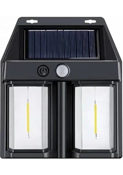 Rustik Ampul Ikili Solar Duvar Aplik Güneş Enerjili Hareket Sensörlü fiyatları