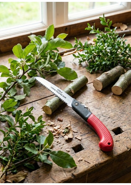 Katlanır El Testeresi 180MM - Bağ Bahçe ve Kamp Için Budama Testeresi