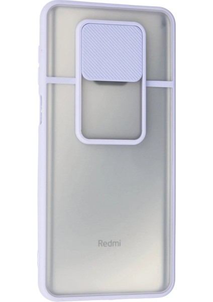 MYT09 Xiaomi Redmi Note 9 Pro Kılıf Palm Buzlu Kamera Sürgülü Silikon - Lila modelleri
