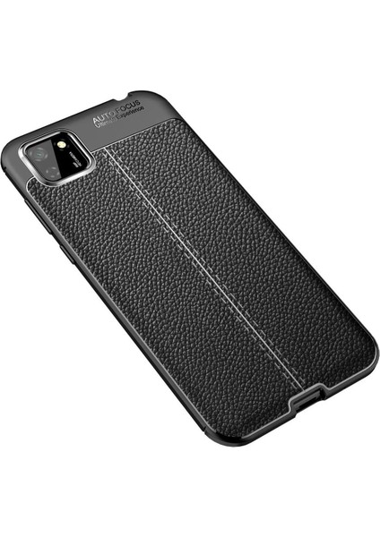 MYT09 Huawei Y5P Kılıf Auto Focus Kapak - Siyah fiyatları