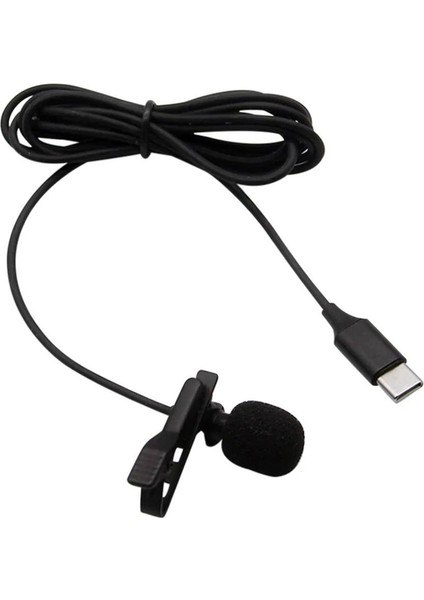 MYT09 Type-C 2 Metre Double Mikrofon - Siyah