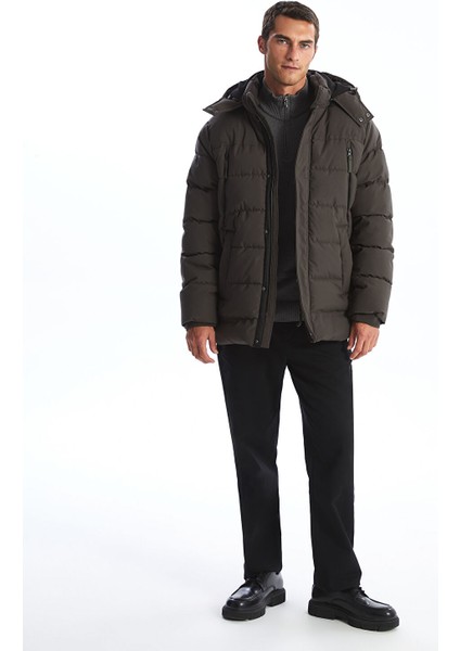 Yeni Sezon Standart Kalıp Kapüşonlu Erkek Şişme Mont fiyatları