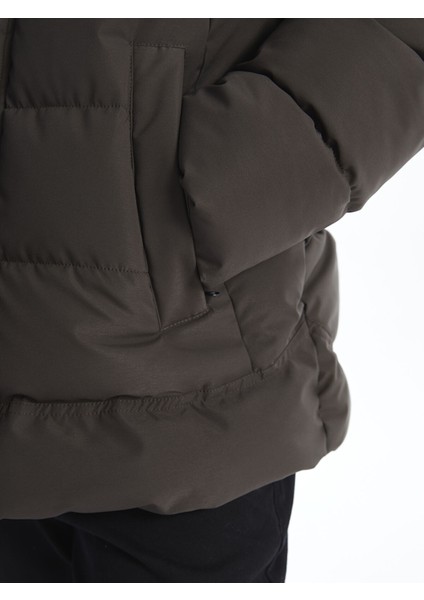 Yeni Sezon Standart Kalıp Kapüşonlu Erkek Şişme Mont fırsatları