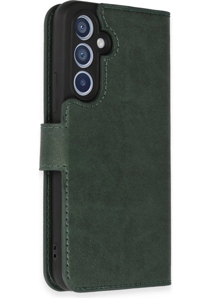 MYT09 Samsung Galaxy A54 5g Kılıf Trend S Plus Kapaklı Kılıf - Yeşil fiyatları