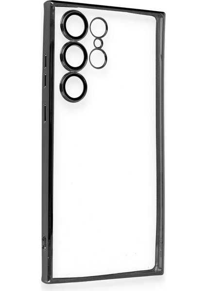 MYT09 Samsung Galaxy S23 Ultra Kılıf Lensli Silikon - Siyah fiyatları