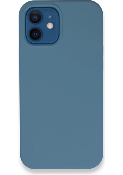 MYT09 iPhone 12 Kılıf Lansman Legant Silikon - Açık Mavi