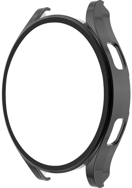 MYT09 Watch 5 Pro 45MM Wall Camlı Kasa Ekran Koruyucu - Siyah