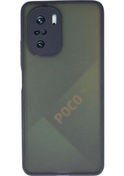 MYT09 Xiaomi Poco F3 Kılıf Montreal Silikon Kapak - Lacivert