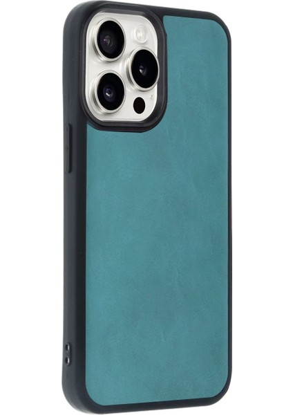 MYT09 iPhone 14 Pro Max Kılıf Aras Deri Kapak - Açık Yeşil modelleri