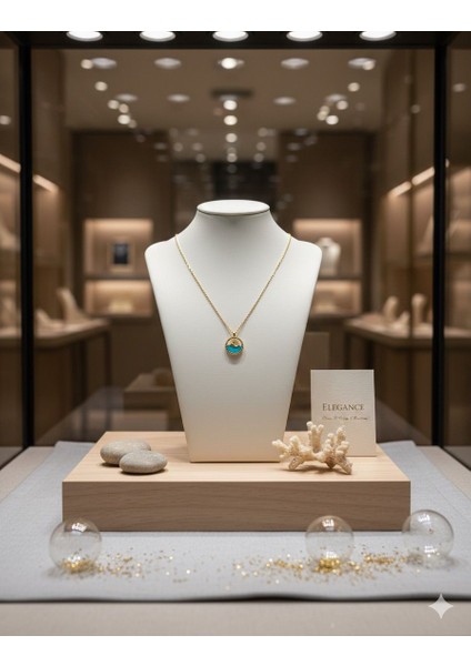 Yunus Figürlü Çelik Kolye