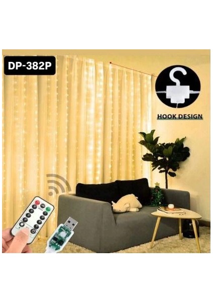 3x3 Kumandalı Peri LED