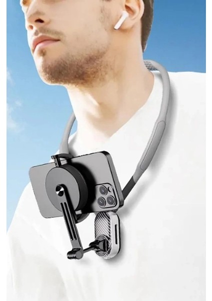 360 Derece Ayarlanabilir Boyun Askılı Manyetik Telefon Tutucu modelleri