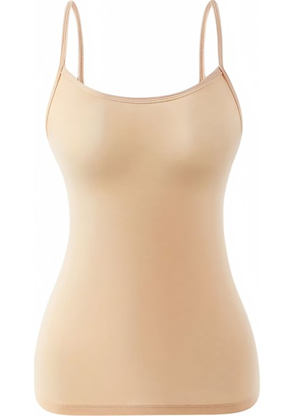 6'lı Ekonomik Paket %100 Pamuk Ribana Ip Askılı Kadın Atlet OZT510 modelleri