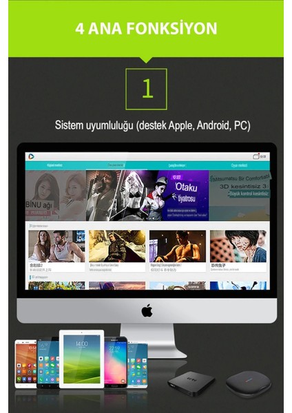MYT09 Shinecon SC-B01 Sanal Gerçeklik Gözlüğü Kumandası - Siyah