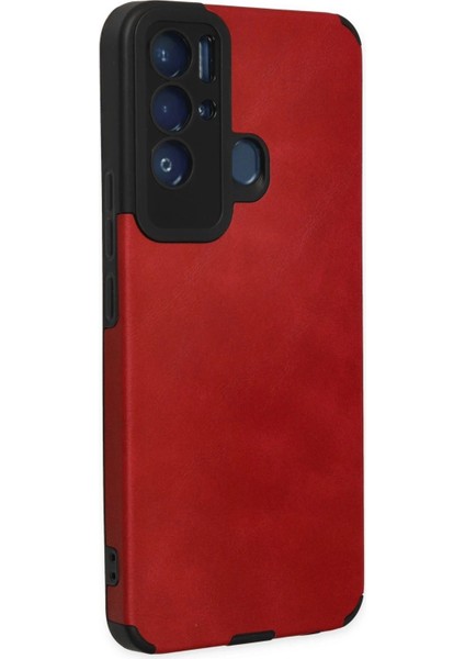 MYT09 Tecno Pova Neo Kılıf Loop Deri Silikon - Kırmızı fiyatları