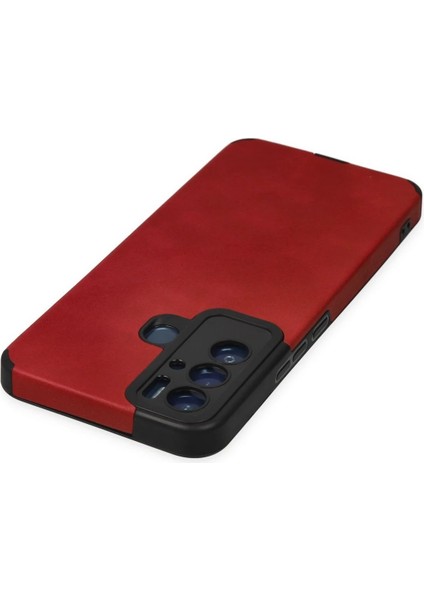 MYT09 Tecno Pova Neo Kılıf Loop Deri Silikon - Kırmızı fırsatları