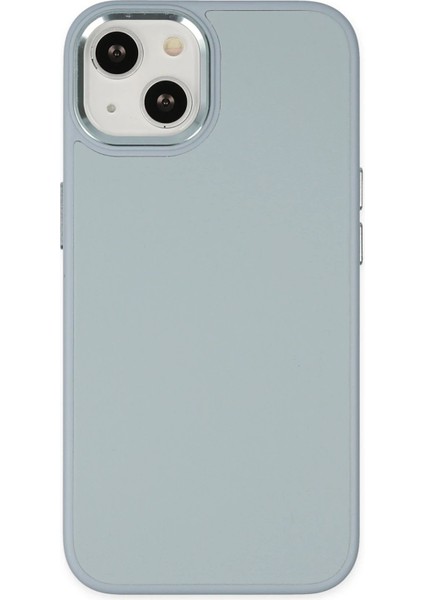 MYT09 iPhone 14 Plus Kılıf Asya Deri Silikon - Sierra Blue