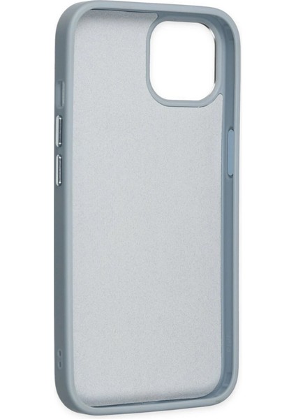 MYT09 iPhone 14 Plus Kılıf Asya Deri Silikon - Sierra Blue fırsatları