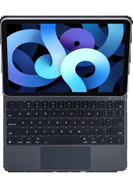 MYT09 iPad Pro 11 (2024) Kılıf X7P Magic Manyetik Klavyeli Tablet Kılıfı - Siyah