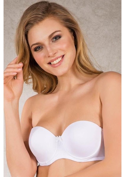 Balenli Desteksiz Dolgusuz Askısız Straplez Günlük Klasik T-Shirt Sütyeni AX21581 fiyatları