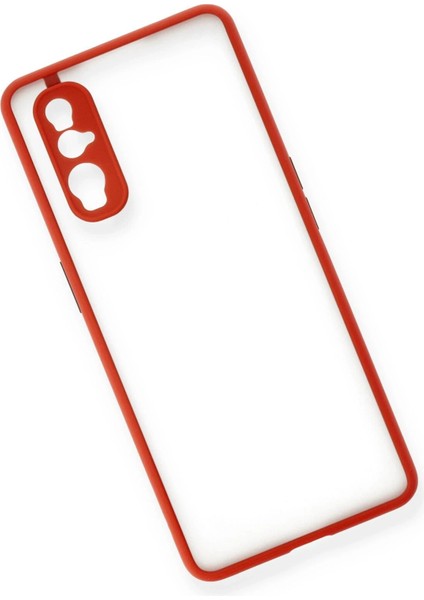 MYT09 Oppo Find X2 Kılıf Montreal Silikon Kapak - Kırmızı modelleri