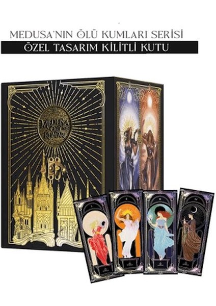 Medusa'nın Ölü Kumları Serisi - Hediyeli Kilitli Kutu (Ciltli)