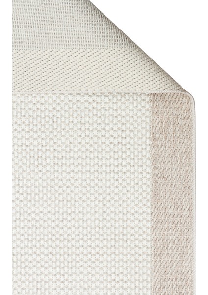 Samos 05 Cream Beıge Kaymaz Tabanlı Makine De Yıkanabilir, Silinebilir Mutfak Halısı Sisal Kilim fiyatları