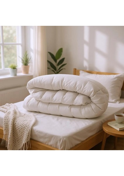 %100 Doğal Battal Boy Kuzu Yünü Yorgan - 220X240/4 kg fırsatları