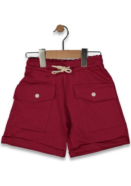 Kargo Cepli Kız Şort