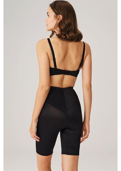 Toparlayıcı Bel ve Bacak Inceltici Dikişli Uzun Paçalı Orta Bel Sıkı Şort Korse AX21372 fiyatları