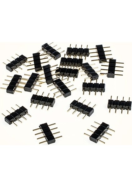 4 Pin Rgb Şerit LED Erkek Fiş Adaptörü Jumper Uç Iğne Konnektörü 1000 Adet fiyatları