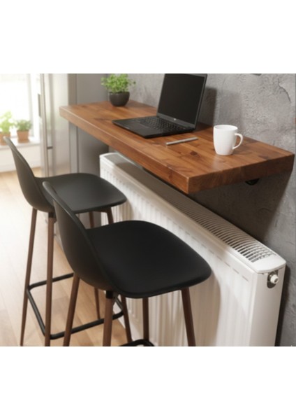 Ahşap Duvara Monte Bar Masası 40CMX100CM modelleri