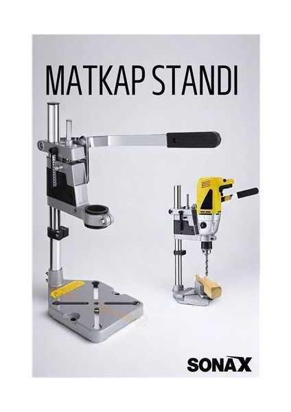 Tezgah Üstü Matkap Standı - Ayarlanabilir Dikey Sütun Matkap Pres Standı