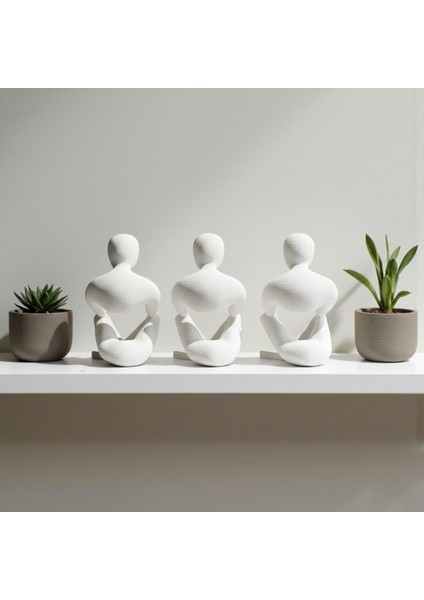 Görmedim Duymadım Bilmiyorum Soyut Biblo Dekoratif Obje Se fiyatları