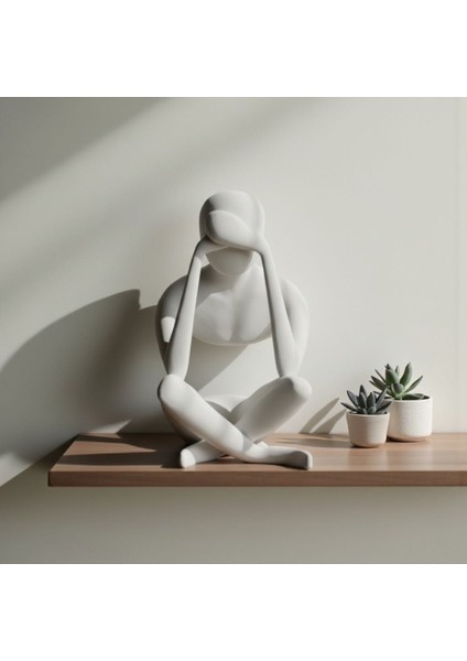 Görmedim Duymadım Bilmiyorum Soyut Biblo Dekoratif Obje Se indirimleri