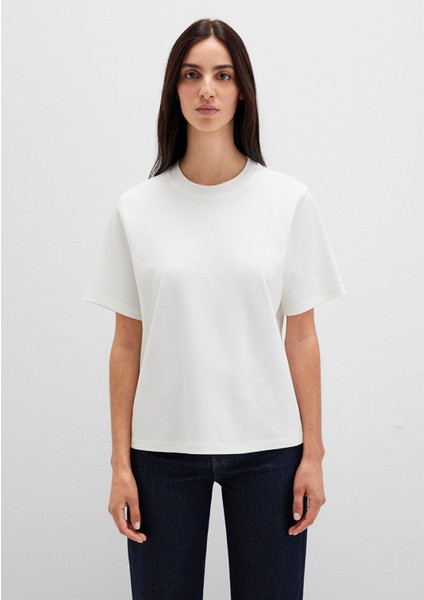 Ekru Basic Interlok Tişört 1613820-70057 fırsatları