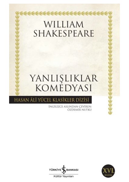 Yanlışlıklar Komedyası - Hasan Ali Yücel Klasikleri