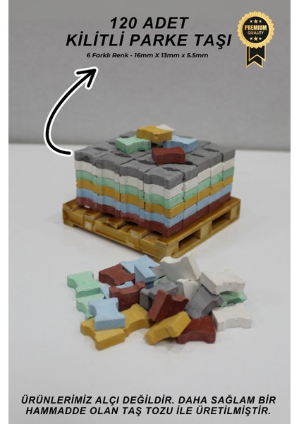 Gerçekçi Minyatür İnşaat Seti 1/16 Ölçek -Tuğla, Briket, Kiremit, Çatı, Parke, Kilitli Taş, Minyatür indirimleri