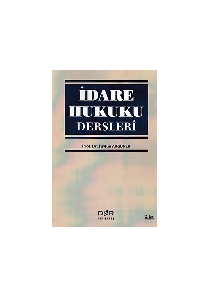 Idare Hukuku Dersleri
