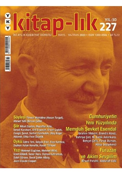 Kitap-Lık Sayı 227 Cumhuriyetin Yeni Yüzyılında Esendal