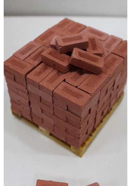 Minyatür Tuğla 100 Adet 1/16 Ölçek Ateş Tuğlası fiyatları