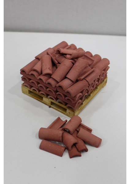 Gerçekçi Minyatür İnşaat Çatı Kiremiti 100 Adet 1/16 Ölçek Çatı Kiremiti fiyatları